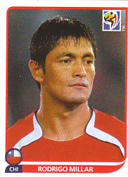 Rodrigo Millar Chile samolepka Panini World Cup 2010 #628